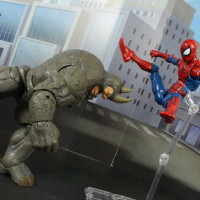Marvel Legends Rhino BAF 2015 Spider-Man Wave Build a Figure Toy Review
