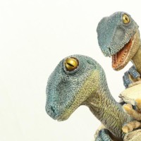 Rebor Velociraptor Triplets Sauropod and Theropod Dinosaur Nest Egg Statue Review
