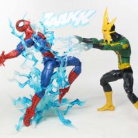 Marvel Legends Electro Space Venom BAF 2016 Spider Man Wave Toy Action Figure Review