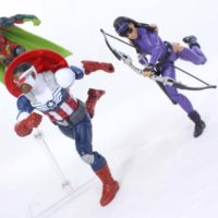 Marvel Legends TRU 3 Pack Avengers Captain America, Hawkeye, and Vision Action Figure Review