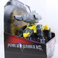 Power Rangers 2017 Movie Sabertooth Battle Zord and Yellow Ranger Action Figure Toy Review
