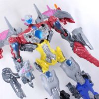 Power Rangers 2017 Megazord and T Rex Battlezord Movie Toy Review