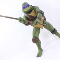 NECA TMNT 1:4 Scale Donatello 1990 Teenage Mutant Ninja Turtles Movie Action Figure Toy Review