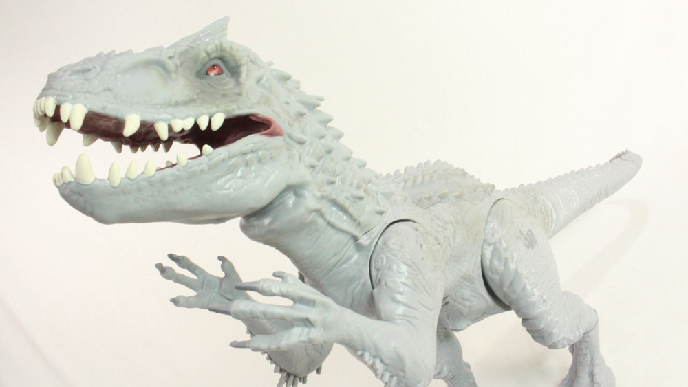 Jurassic World Indominus Rex 2015 Dinosaur Movie Toy Lights and Sounds Action Figure Review