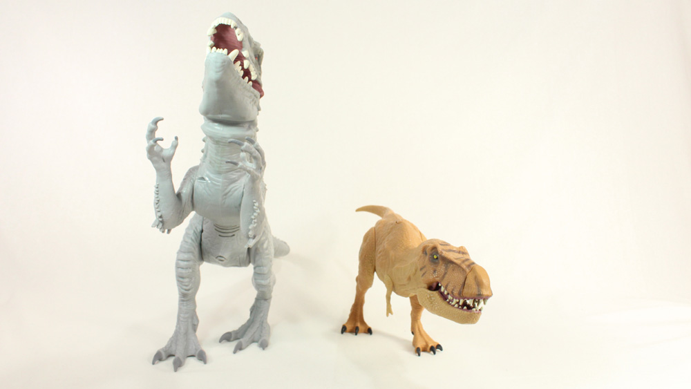 Jurassic World Indominus Rex 2015 Dinosaur Movie Toy Lights and Sounds Action Figure Review