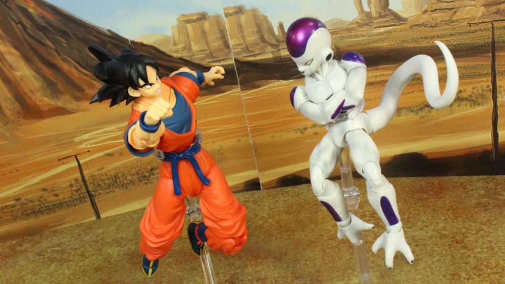 SH Figuarts Son Goku Frieza Saga Version SDCC 2015 Exclusive Bandai Tamashii Nations Action Figure Review