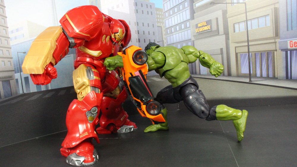 Marvel Legends Hulkbuster Iron Man Avengers Age of Ultron BuildAFigure BAF Toy Action Figure Review