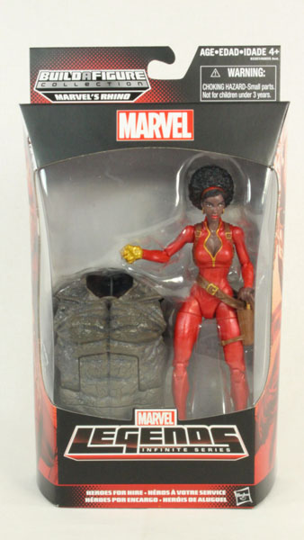 Marvel Legends Misty Knight 2015 Spider Man Rhino BAF Wave Toy Action Figure Review