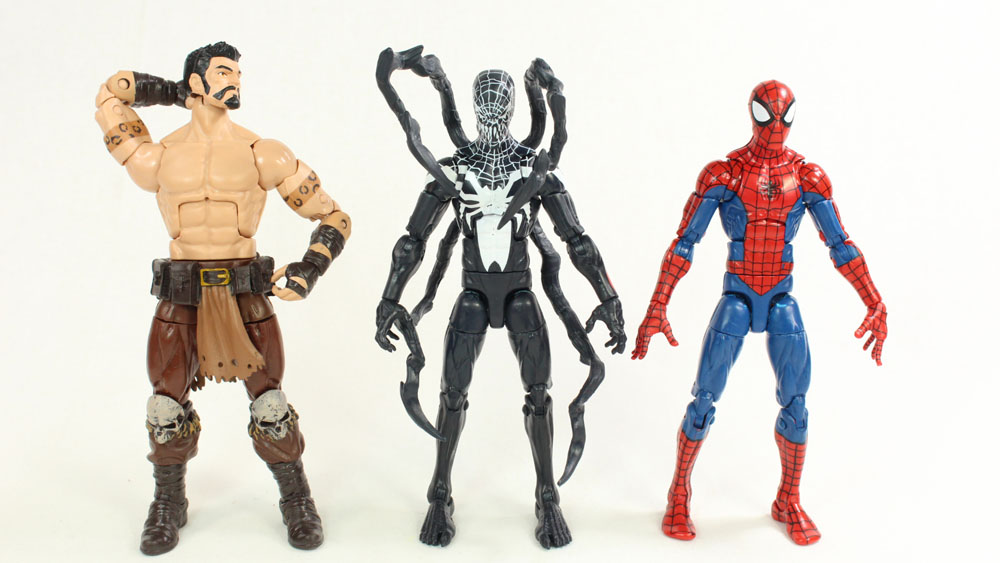 Marvel Legends Superior Venom 2015 Spider Man Rhino BAF Toy Action Figure Review