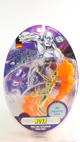 Marvel Collector Editions Frankie Raye Nova Toybiz Silver Surfer 1997 Retro Action Figure Toy Review