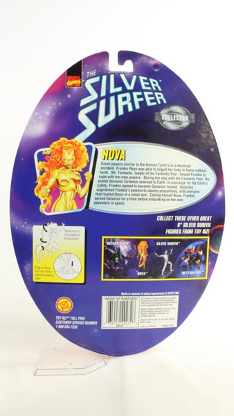 Marvel Collector Editions Frankie Raye Nova Toybiz Silver Surfer 1997 Retro Action Figure Toy Review