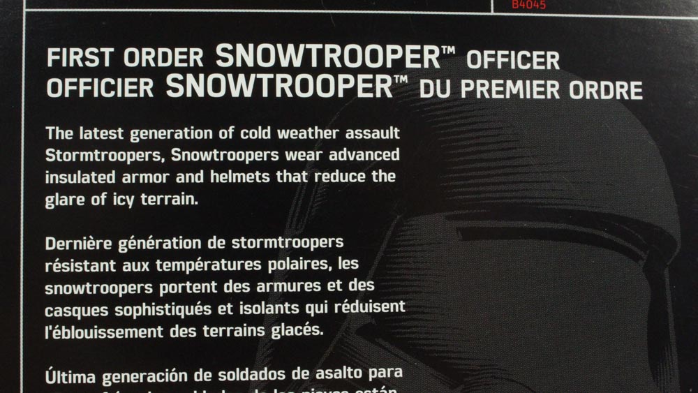 Star Wars First Order Snowtrooper 6 Inch Black Series The Force Awakens Episode VII Movie Action Figure Review
