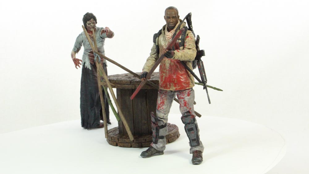 AMC’s The Walking Dead Morgan with Impaled Walker McFarlane Toys Action Figure Review