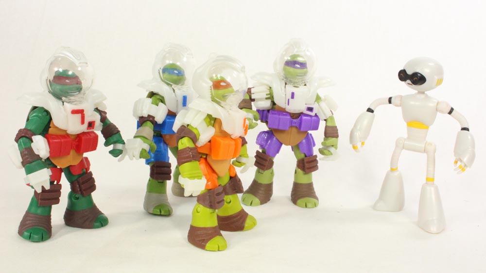 TMNT Lord Dregg Mozar and Fugitoid Teenage Mutant Ninja Turtles Nickelodeon Cartoon Toy Review