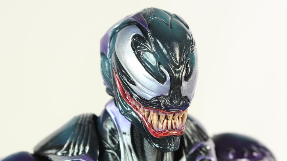 Play Arts Kai Venom Variant Square Enix Spider Man Toy Action Figure Review