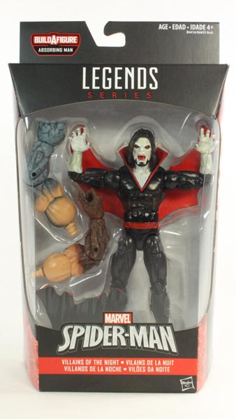 Marvel Legends Morbius Spider Man 2016 Absorbing Man BAF Wave Toy Action Figure Review