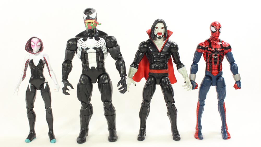 Marvel Legends Morbius Spider Man 2016 Absorbing Man BAF Wave Toy Action Figure Review