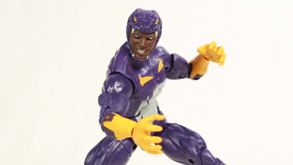 Marvel Legends Cottonmouth Captain America Red Onslaught BAF Wave Toy Action Figure Review