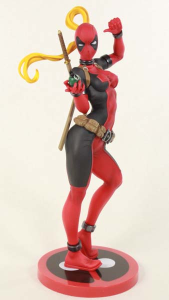 Bishoujo Lady Deadpool Kotobukiya Marvel Comics Statue Review