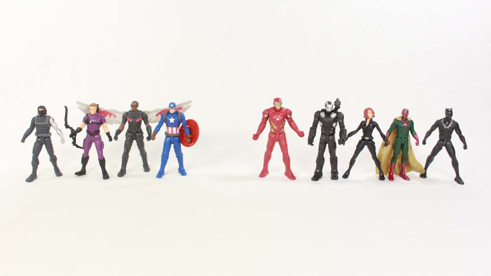 Captain America Civil War Hero vs Hero Miniverse 2.5 Inch Target Exc. 9 Pack Action Figure Review