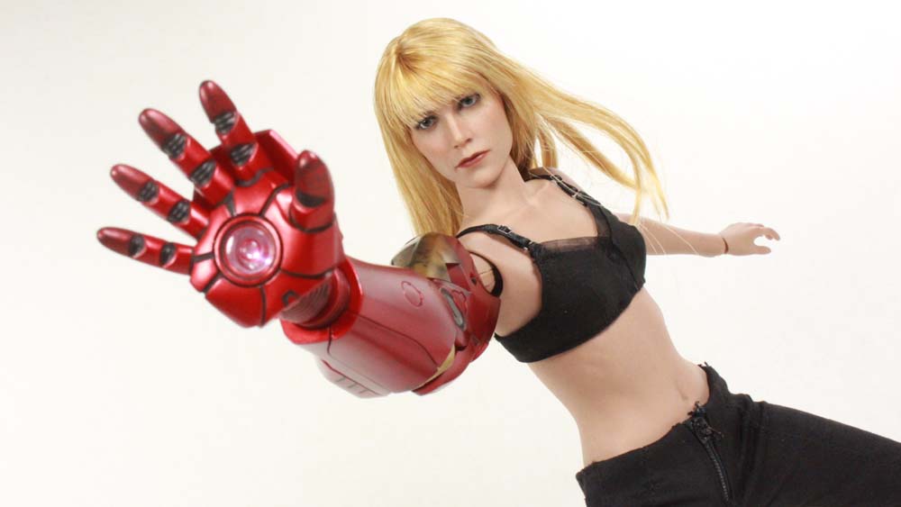 Hot Toys Pepper Potts Iron Man 3 Movie Masterpiece 1:6 Scale Gwenith Paltro...