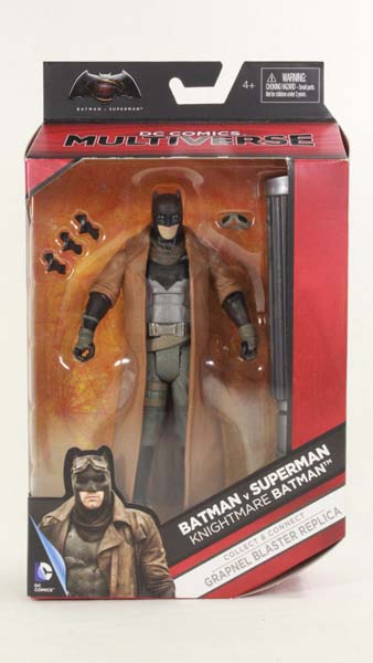 DC Multiverse Knightmare Batman v Superman Dawn of Justice Movie Mattel Toy Action Figure Review