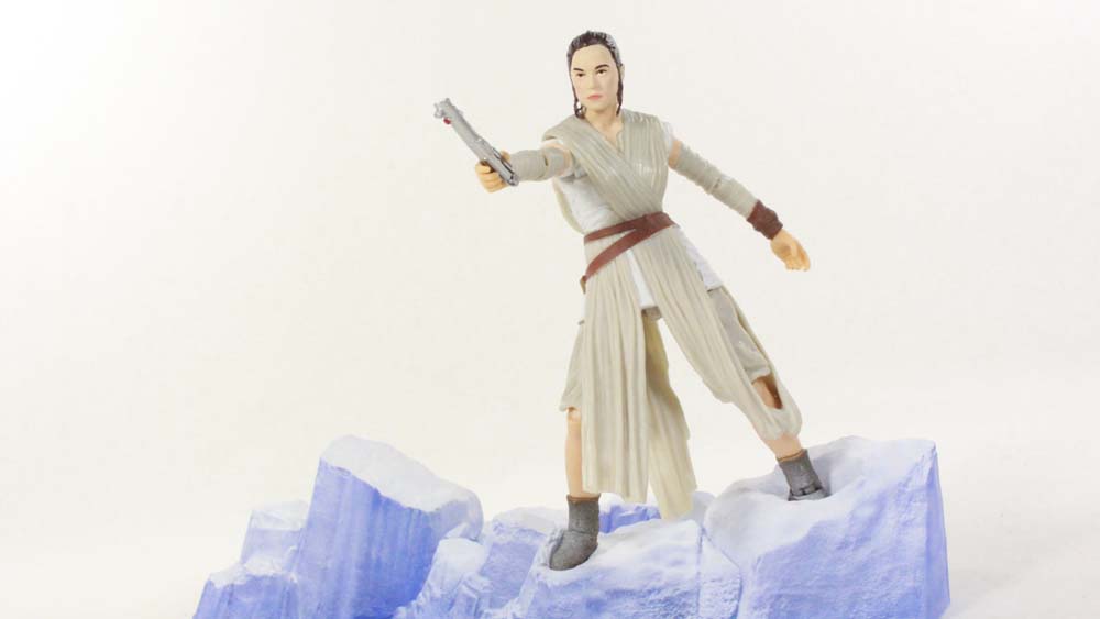 Star Wars Rey Starkiller Base K-Mart Exclusive The Force Awakens Movie Black Toy Figure Review