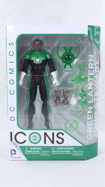 DC Icons John Stewart Green Lantern DC Collectibles 6 Inch Comic Toy Action Figure Review