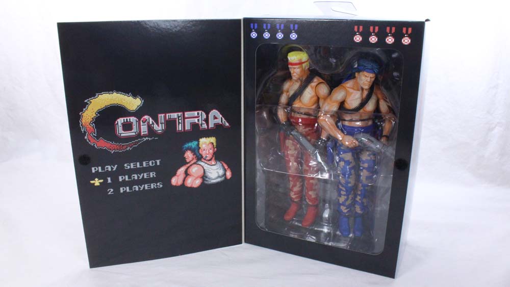 NECA Toys Contra Video Game Bill and Lance 2 Pack Action Figure Review