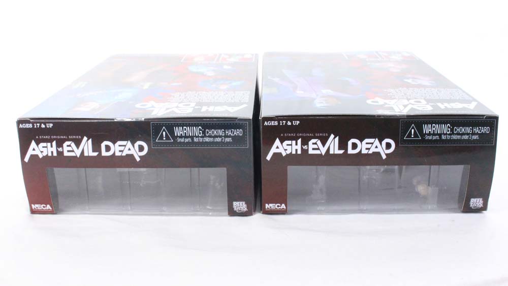 NECA Ash vs Evil Dead Wave 1 Hero Ash, Value Stop Ash, and Eligos 7″ Starz TV Series Figure Review