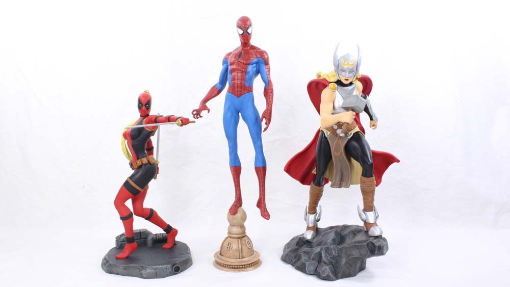 Marvel Gallery Spider Man Diamond Select Toys The Amazing Spider Man Comic Statue Review
