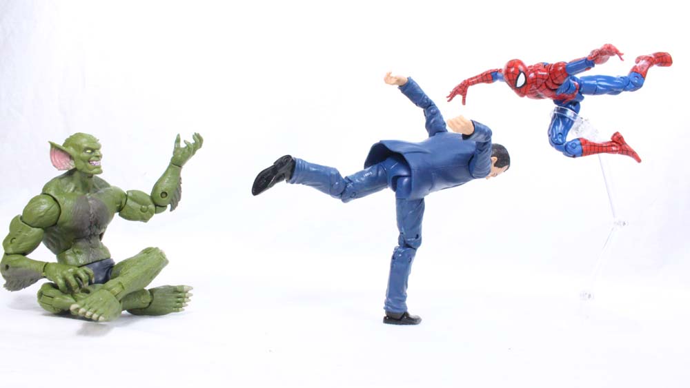 Marvel Legends Jackal Sandman BAF Wave Spider Man Comic Toy Action Figure Review