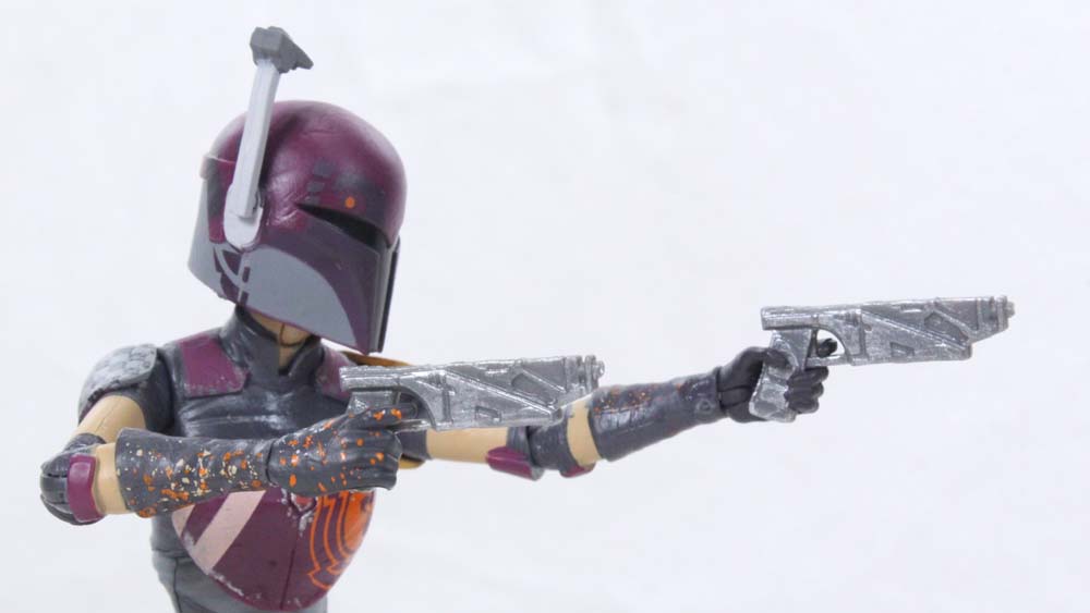 Star Wars Black Series Sabine Wren 6 Inch Rebels Cartoon Show Action Figure Toy Review