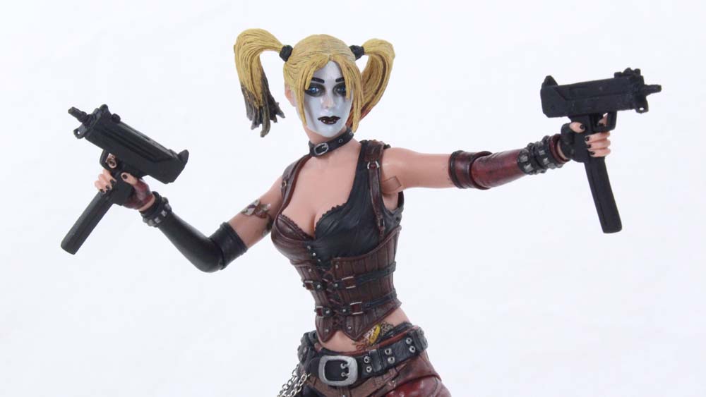 NECA 7 Inch Harley Quinn TRU Batman Arkham City Video Game Toys R Us Exclusive Action Figure Review