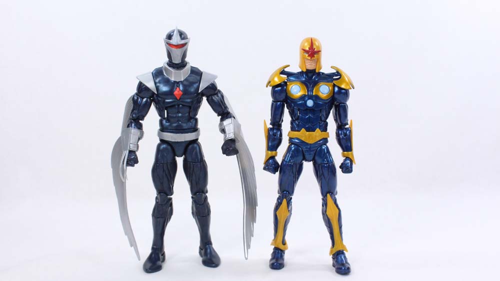 Marvel Legends Darkhawk Guardians of the Galaxy Vol 2 Titus BAF Wave Action Figure Toy Review