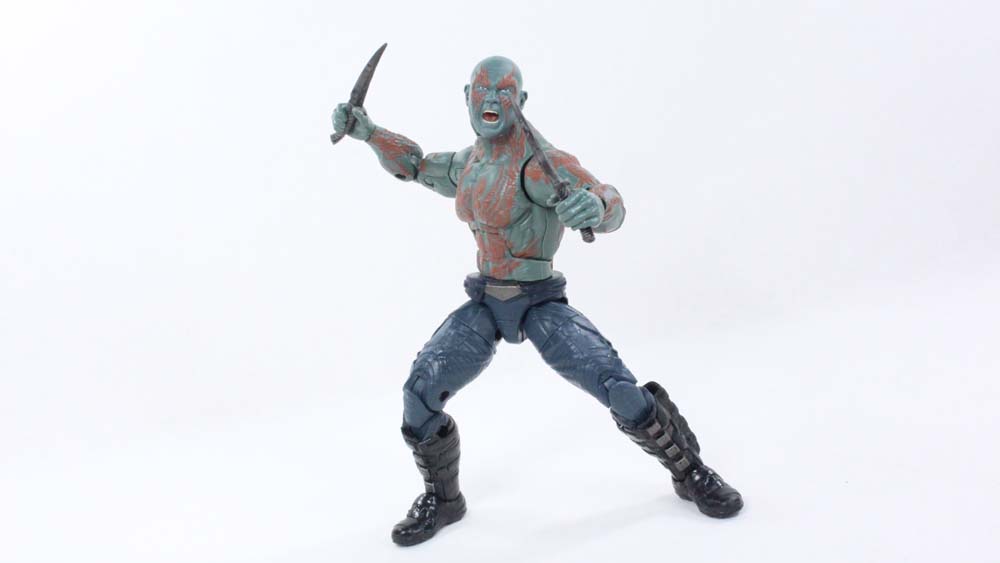 Marvel Legends Drax Guardians of the Galaxy Vol. 2 Movie Titus BAF Wave Action Figure Toy Review