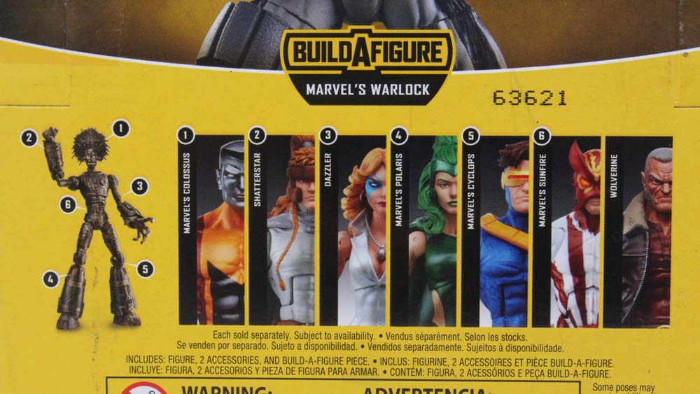 Marvel Legends Polaris X-Men Warlock BAF Wave Marvel Comics Action Figure Toy Review