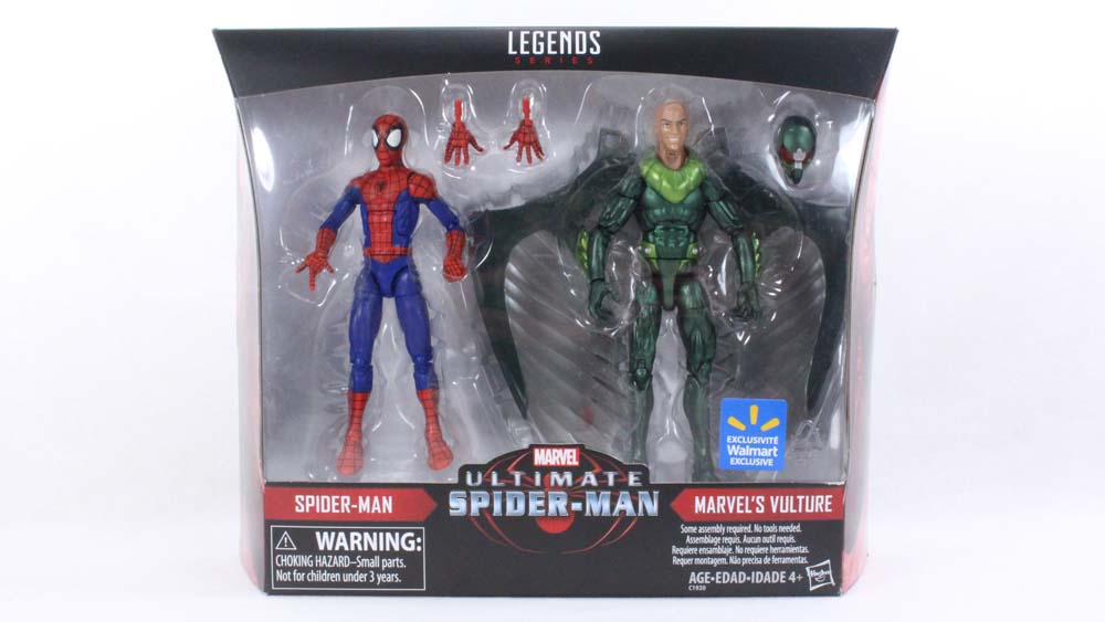 Marvel Legends Ultimate Spider-Man and Vulture Walmart Exclusive 2-Pack Comic Figure Toy Review