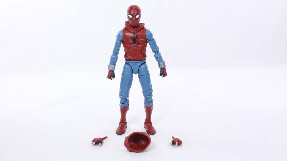 Marvel Legends Homemade Suit Spider-Man Homecoming Movie Vulture BAF Action Figure Toy Review