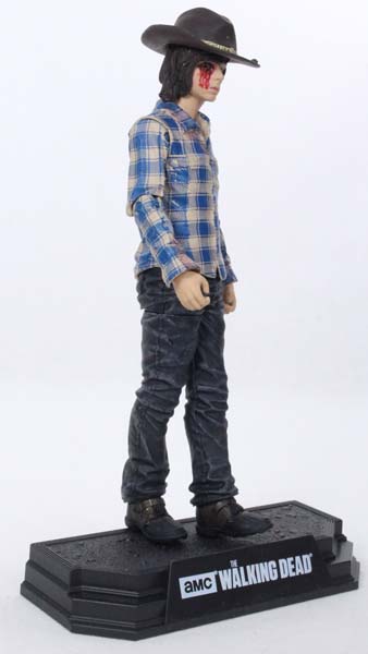 The Walking Dead Carl Grimes 7 Inch Scale AMC TV Series McFarlane Toys Action Figure Toy Review