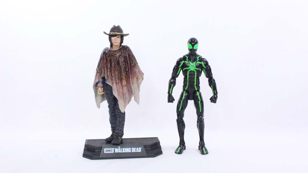 The Walking Dead Carl Grimes 7 Inch Scale AMC TV Series McFarlane Toys Action Figure Toy Review