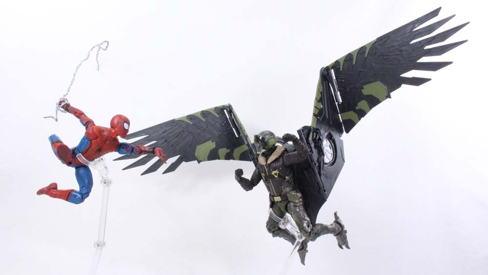 Marvel Legends Vulture BAF Spider-Man Homecoming Movie Michael Keaton Action Figure Toy Review