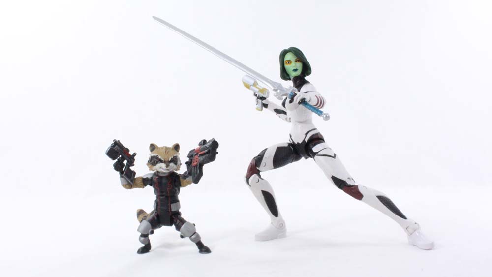Marvel Select Gamora and Rocket Disney Store Exclusive Diamond Select Toys Action Figure Review
