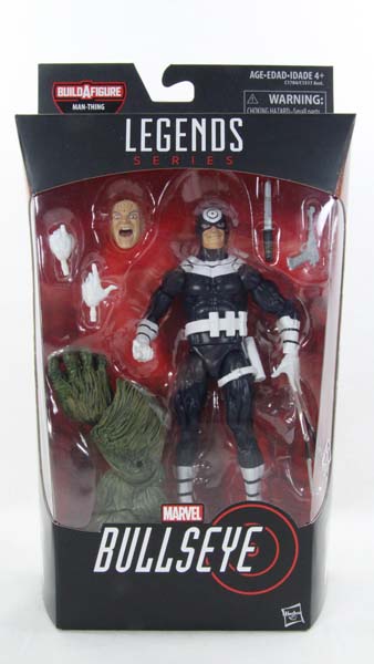 Marvel Legends Bullseye Netflix Man Thing BAF Hasbro Action Figure Toy Review