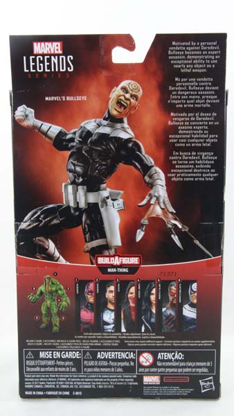 Marvel Legends Bullseye Netflix Man Thing BAF Hasbro Action Figure Toy Review