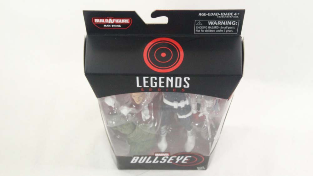 Marvel Legends Bullseye Netflix Man Thing BAF Hasbro Action Figure Toy Review