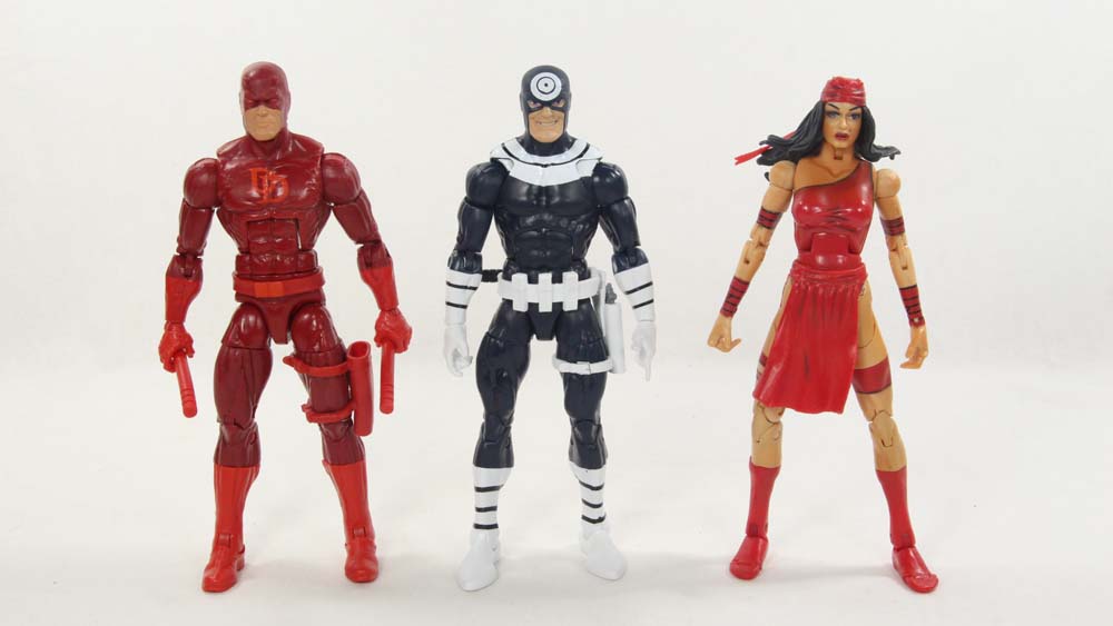 Marvel Legends Bullseye Netflix Man Thing BAF Hasbro Action Figure Toy Review
