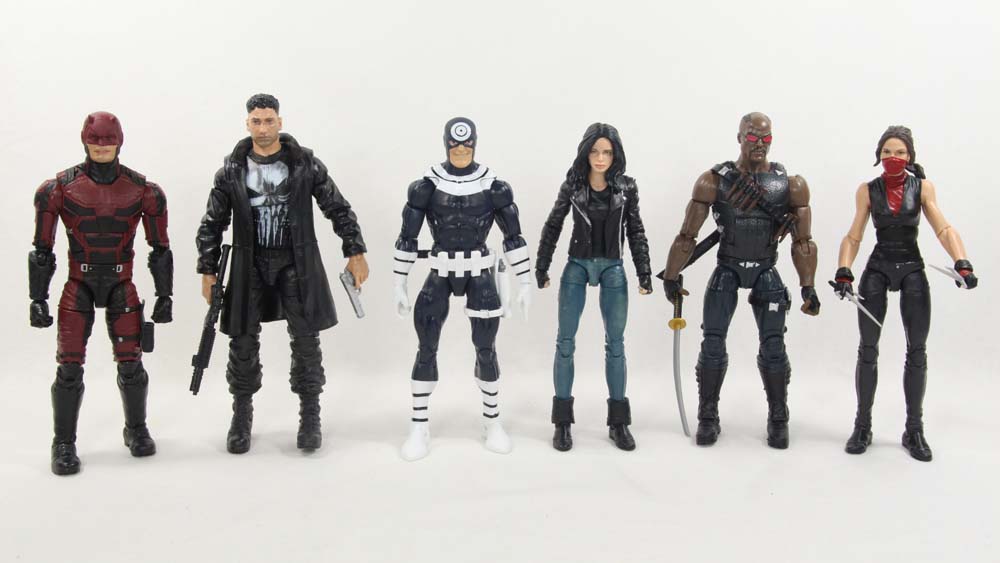 Marvel Legends Bullseye Netflix Man Thing BAF Hasbro Action Figure Toy Review