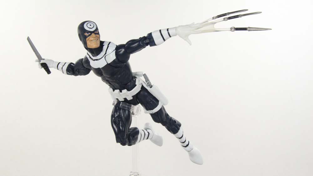 Marvel Legends Bullseye Netflix Man Thing BAF Hasbro Action Figure Toy Review
