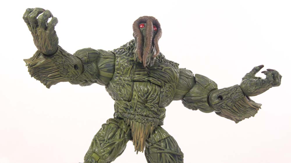 Marvel Legends Man-Thing Build A Figure BAF Netflix Wave Hasbro Action Figure Toy Review